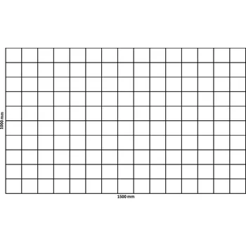 gabiony Gabionová síť 1500x1000 mm, oko 100x100 mm - Vysoká Kvalita Za Skvělou Cenu