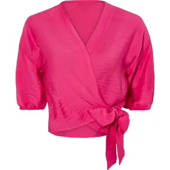 Dámská halenka esmara® Dámská zavinovací blůza (42, růžová)