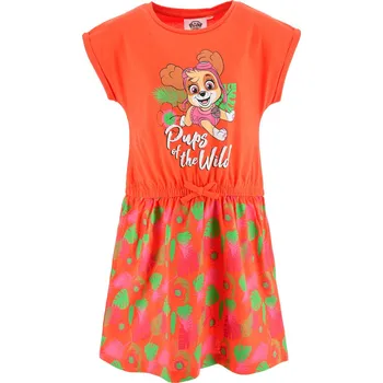 Dívčí šaty Dívčí šaty PAW PATROL SUNLIGHT oranžové Velikost: 98