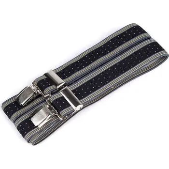 Kšandy Šle pánské široké 3 cm délka 120 cm typ X - 10 antracitová