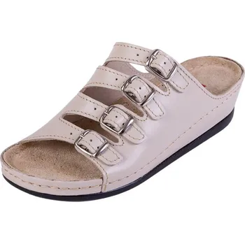 Dámská zdravotní obuv Buxa Dámská zdravotní kožená obuv BZ220 - Béžová Velikost: 36