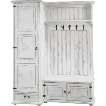 Předsíňová stěna Předsíňová stěna z masivu GAB 04 - K01 světlá borovice