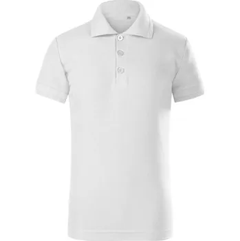 Chlapecké kalhoty MALFINI Polokošile Pique Polo Free, dětská, krátký rukáv MAL-F220010 Bílá 8 roků