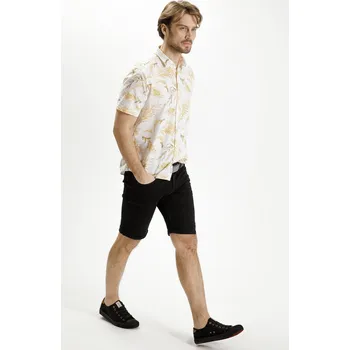 Pánské oblečení Pánské jeans kraťasy CROSS JEANS Jim Black A550-014 Velikost: W30