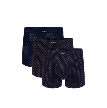 Boxerky Boxerky Atlantic 3MH-025/10 3 pack M Modrá