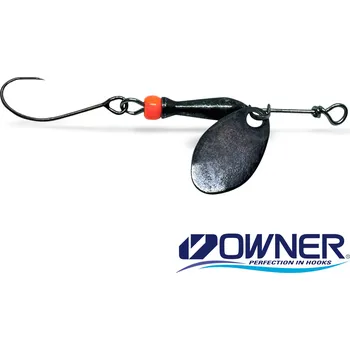 Umělá nástraha Rotační třpytka Jigovky.cz Classic Barbless 1 - BLACK (black/orange body)