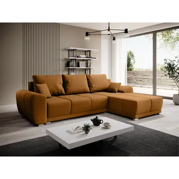 Sedací souprava Rozkládací rohová sedačka IKAROS oranžová