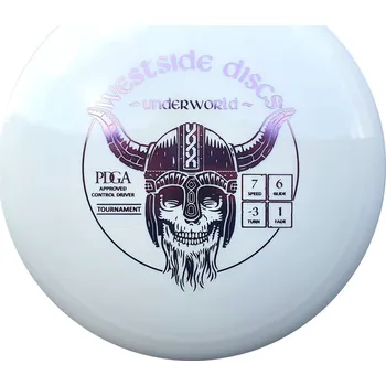 Disc golf Westside Underworld Tournament 2022 (Speed 7, Glide 6, Turn -3, Fade 1)