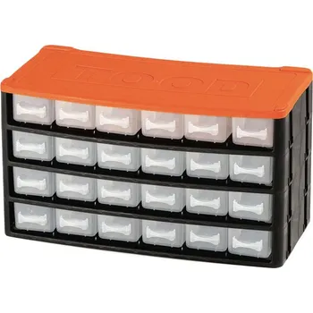 Box na nářadí 24 zásuvek, 330x160x180 mm, plast