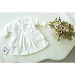 AMÁLKA Vzorované, letní šaty ažur + propínací kabátek Velikost: 68