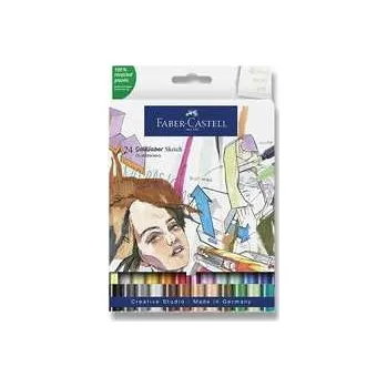 Popisovač Faber-Castell 164724 Goldfaber Sketch Dual Marker sada, 24 barev,rychlé dodání