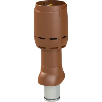 VILPE (Finsko) Odvětrávací potrubí FLOW izolované o výšce 500 mm Barva: Cihlová, Průměr potrubí [mm]: Vnitřní Ø 125