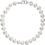 Perlový náramek z říčních perel se zapínáním z bílého 14 karátového zlata 823001.1/9260B bílý