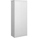 MOB Šatní skříň Tempo Kondela ERODON (bílá)
