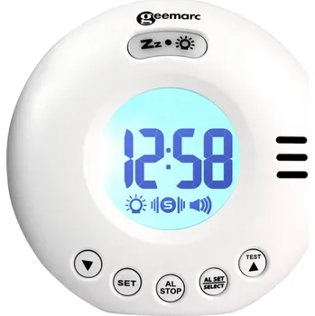 Budík Geemarc JWNS-VOYAGERV2_WH_I elektronické budík bílá