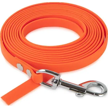 Vodítko pro psa FIREDOG BioThane vodítko 13mm 1m bez ručky Barva: Oranžová