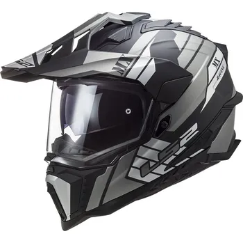 Auto-moto LS2 Enduro helma MX701 Explorer Atlantis Matt Titanium - XS (53-54)