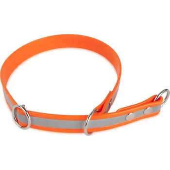 Obojek pro psa Firedog BioThane Obojek Sport REFLECT 19mm 45cm Barva: Oranžová