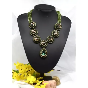 Náhrdelník Mijabijoux Náhrdelník "Lesní tůň" MB00357