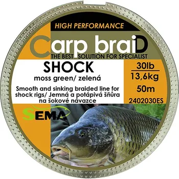 Shock zelená 20lbs 50m