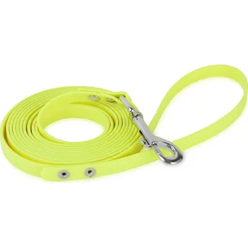 Vodítko pro psa FIREDOG BioThane vodítko 13mm 1,2m s ručkou Barva: Žlutá