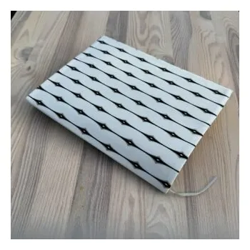 Obal na knihu Obal na knihu - Černý ornament (L)