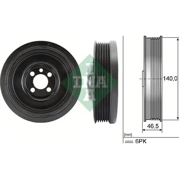 Řemenice, klikový hřídel Schaeffler INA 544 0138 10