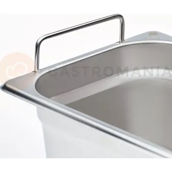 Nerezový dřez Nerezová nádoba s úchyty, GN 1/6, H 200 mm | STALGAST, Basic