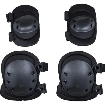 Set nákoleníků a náloketníků PA-07 - černé, Wosport