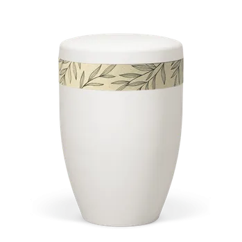 Smuteční dekorace Ekologická urna Nature White - Tráva