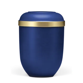 Smuteční dekorace Ekologická urna Velvet - Safír