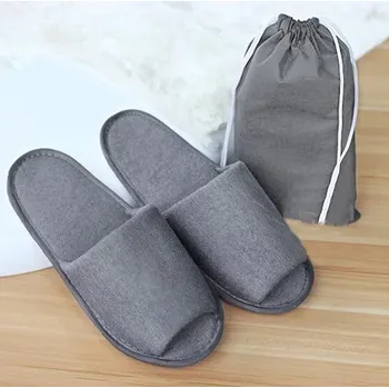 Dámské pantofle Domácí obuv s vakem | bačkory na doma skládací - univerzální velikost - ŠEDÁ