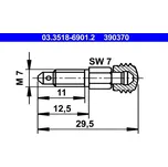 Odvzdušňovací šroub / ventil ATE 03.3518-6901.2