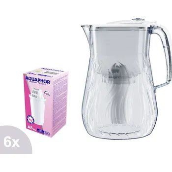 Filtrační konvice Aquaphor Orleans filtrační konvice bílá 4,2 l + 6 ks filtru A5 Mg+ obohacený o hořčík