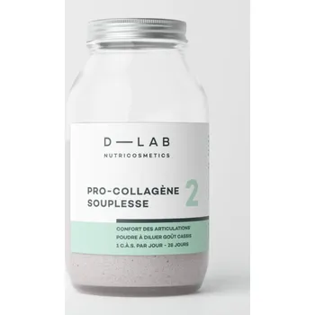 D-Lab Nutricosmetics Pro-Collagen pro podporu správné funkce kostí, kloubů a svalů s černým rybízem Pro-Collagen Flexibility