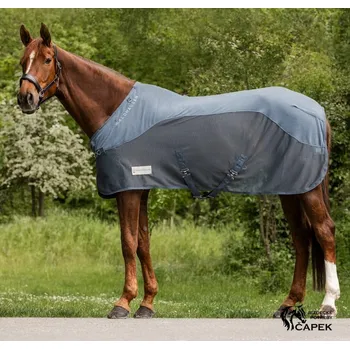 Deka pro koně Síťová/odpocovací deka Waldhausen -COMFORT- - Křídová modrá - 135cm