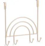 ZELLER Věšák na dveře motiv duha 4 háčky 32x10x33cm