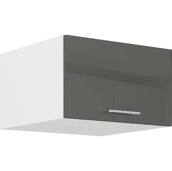 Kuchyňská skříňka LEMPERT Horní skříňka LARY 38 (60 / 36 / 57 cm) - šedý lesk
