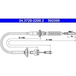 Tazne lanko, ovladani spojky ATE 24.3728-2200.2