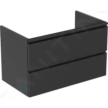 Nábytek Ideal Standard Tesi Umyvadlová skříňka, 80x44x49 cm, černá, T0051ZT