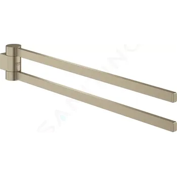 Držák na ručník Grohe Selection Dvojitý držák na ručníky, otočný, kartáčovaný nikl, 41063EN0