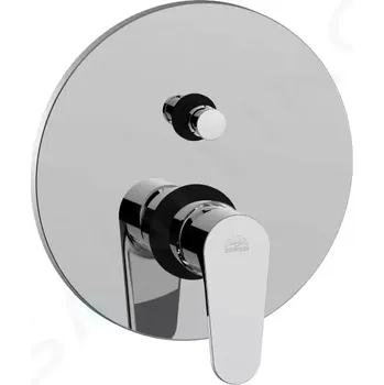 Vodovodní baterie Paffoni Green Sprchová baterie pod omítku s přepínačem a tělesem, chrom, GR015CR