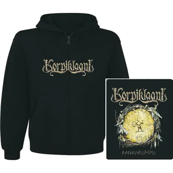 Pánská mikina mikina s kapucí a zipem Korpiklaani - Rankarumpu