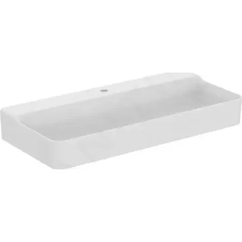 Umyvadlo Ideal Standard Conca Ceram Umyvadlo na desku 100x45 cm, bez přepadu, otvor pro baterii, bílá, T383501