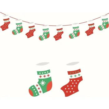 Vánoce Vánoční girlanda | Dekorační girlanda s vánočním motivem 3 metry - 2