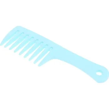 hřeben Hřeben se širokými zuby na kudrnaté vlasy - modrý