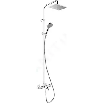 Hansgrohe Vernis Shape Sprchový set Showerpipe 230 s vanovým termostatem, EcoSmart, chrom, 26098000