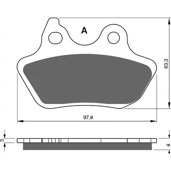 Auto-moto Brzdové destičky GOLDFREN 244 AD