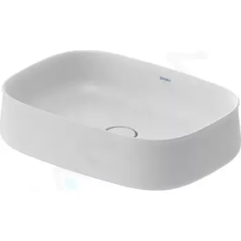 Umyvadlo Duravit Zencha Umyvadlo na desku 55x39 cm, bez přepadu, DuraCeram, matná bílá, 2373553279