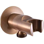 RAV Slezák Držák sprchy s vývodem pro hadici MD0614RSM, barva stará mosaz